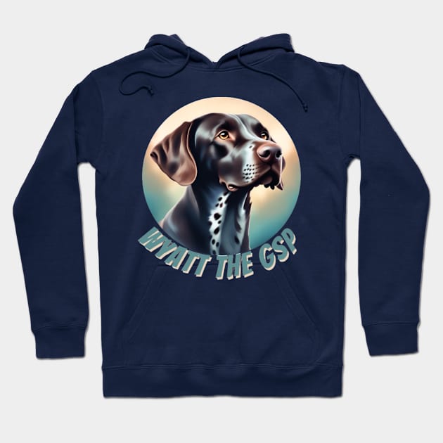 wyatt the gsp Hoodie by Alexander S.